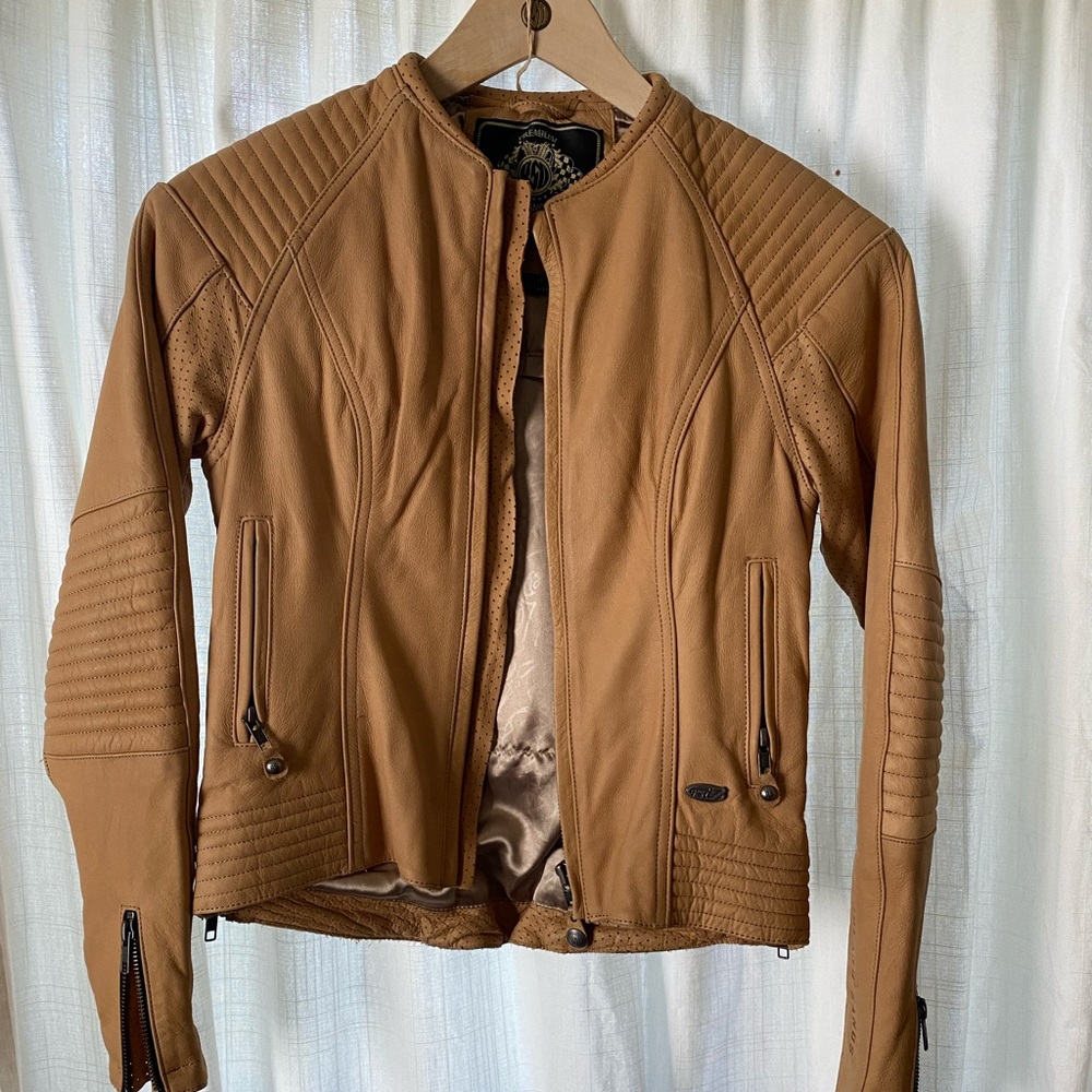 NWT Roland Sands biker leather jacket